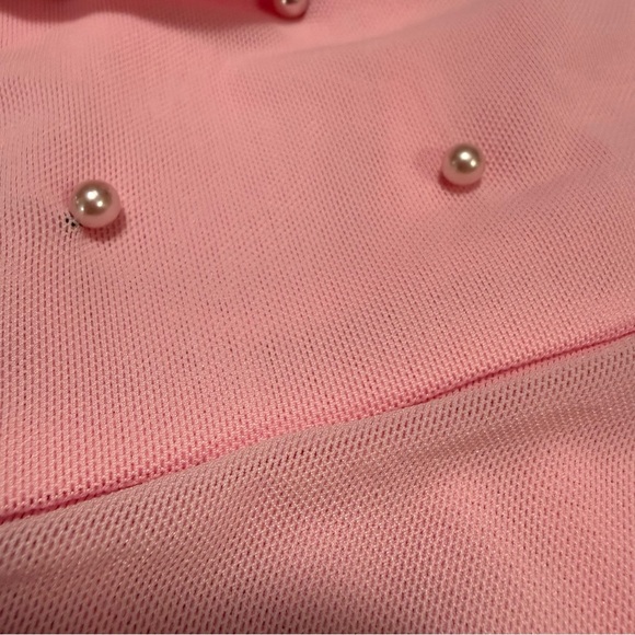 Lulus pink mini dress pearl studded square neck XS new with tag - Picture 7 of 12